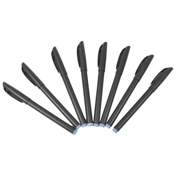 Writing Black Gel Pen for School Stationery Gift for Kids (8 Pcs set) by Your Brand