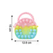 Rainbow Round Silicone Pop It Coin Purse (1 Pc) by Your Brand