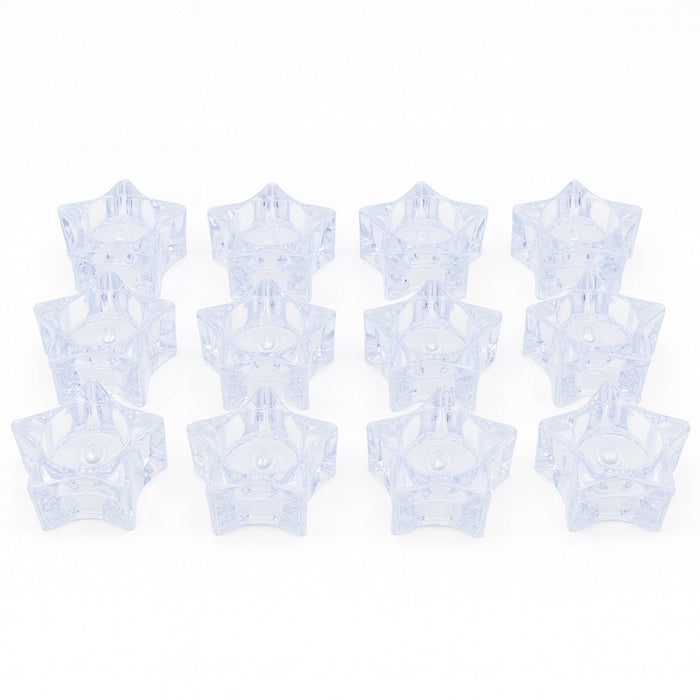 12 LED Crystal Smokeless Candles