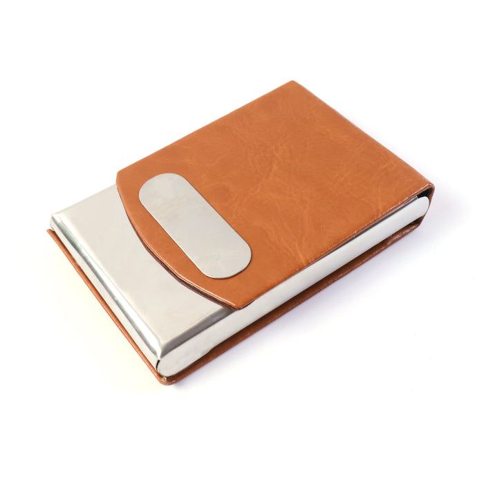 Premium Leather Finish Visiting Card Holder (1 Pc) by Your Brand
