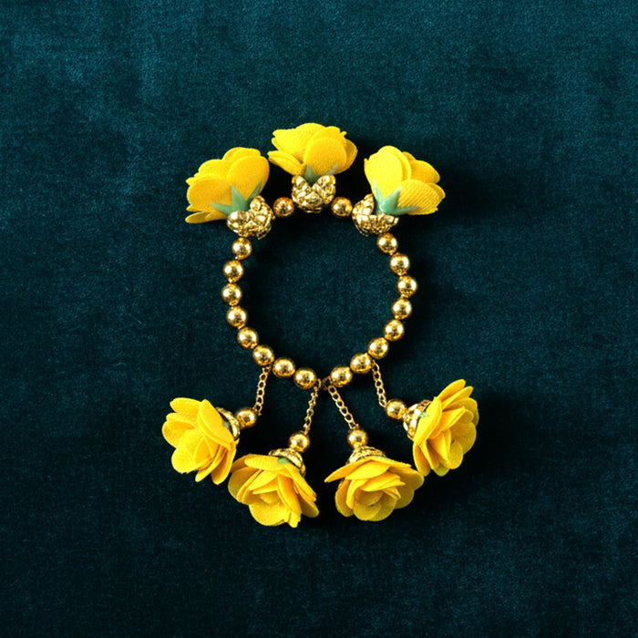 Traditional Pooja Wrist Ornament Haldi Kada Bracelet (1 Pc) by Your Brand