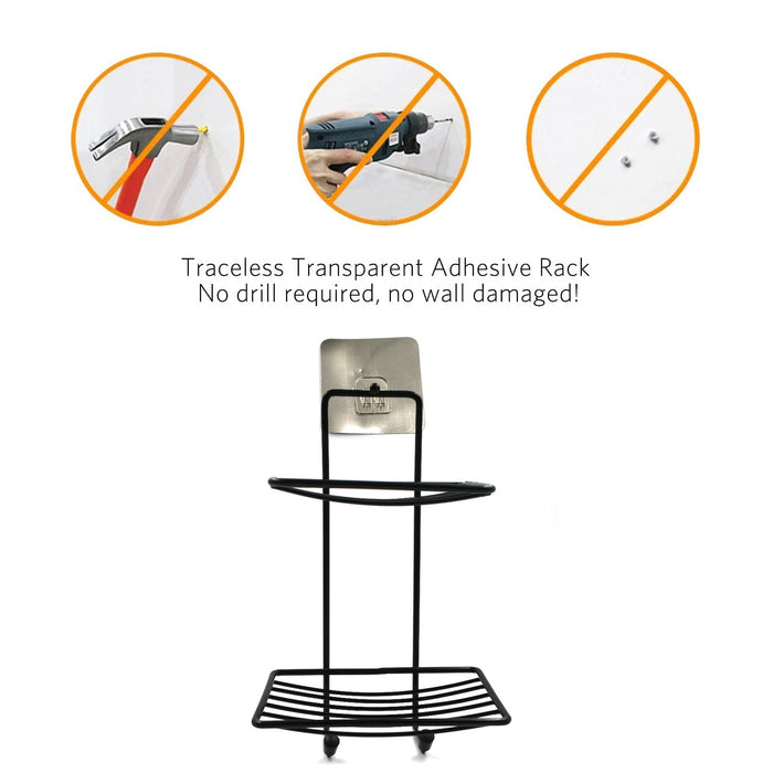 2-Layer Stainless Steel Soap Rack – Bathroom Organizer for Holding Soaps by Your Brand