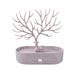 Compact jewellery holder rack with drawer open showing storage India