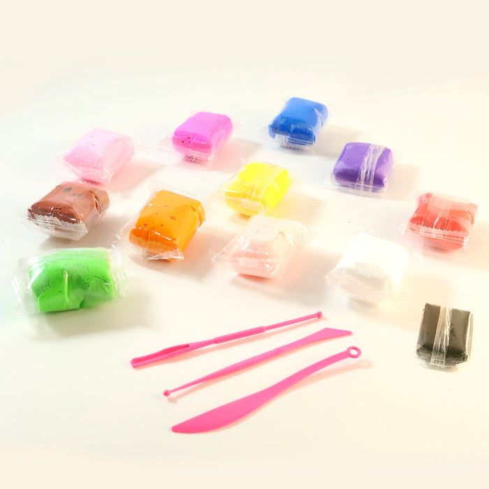 Kids 12 Color Antibacterial Super Clay Set for Creative Play (1 Set) by Your Brand
