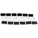 Black Metal Binder Clips (19 MM, 12 Pieces Set) by Your Brand