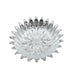 Decorative tray with silver plastic finish for festive occasions India