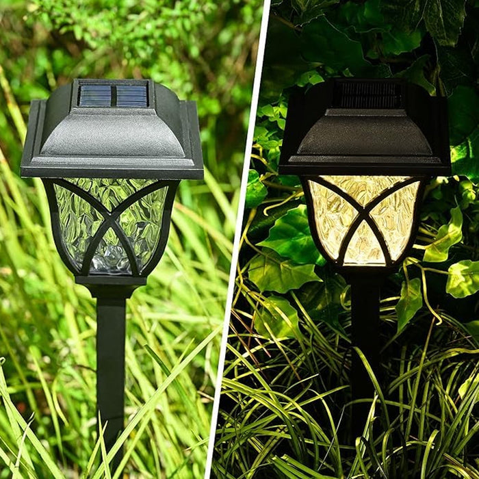 Solar Pathway Lights Outdoor Garden Lights (2 Pcs Set) by Your Brand