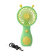 Cute Cartoon Style Rechargeable Mini Handheld Fan (1 Pc) by Your Brand