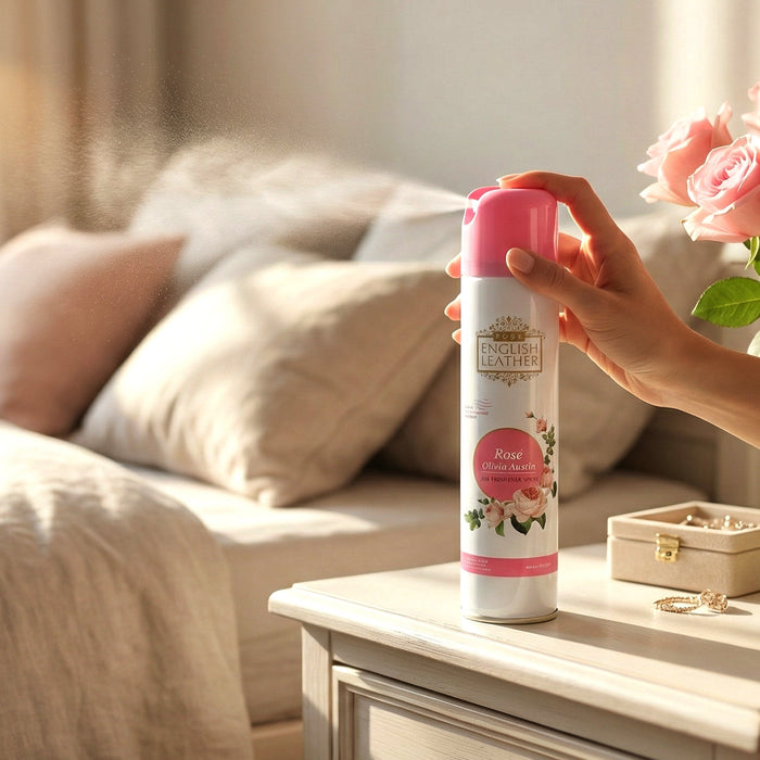 Next Premium English Leather Rose Air Freshener Spray 220 ML by Your Brand