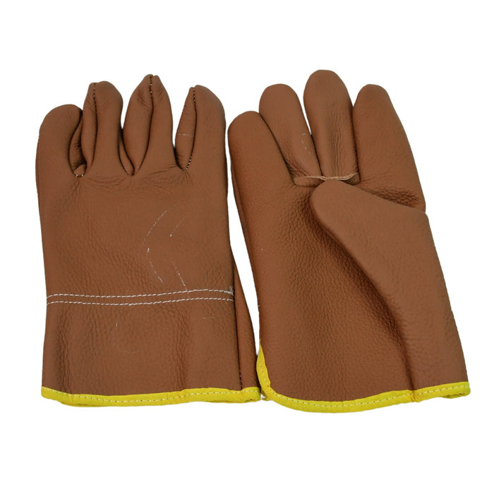 Gloves Gardening Gloves for Men Women Leather Gloves Heavy Duty Gloves (1 Pair) by Your Brand