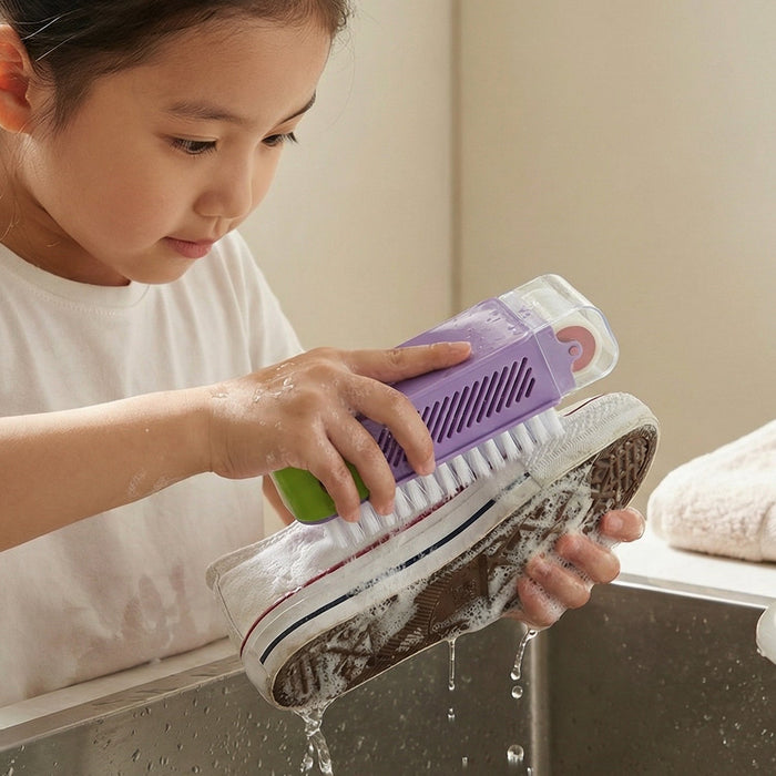 Multi Functional Big Cleaning Brush with Roller and Scrubber (1 Pc) by Your Brand