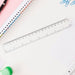 Plastic Geometry Set, Triangle Ruler Protractor Straight Ruler (4 Pcs Set) by Your Brand
