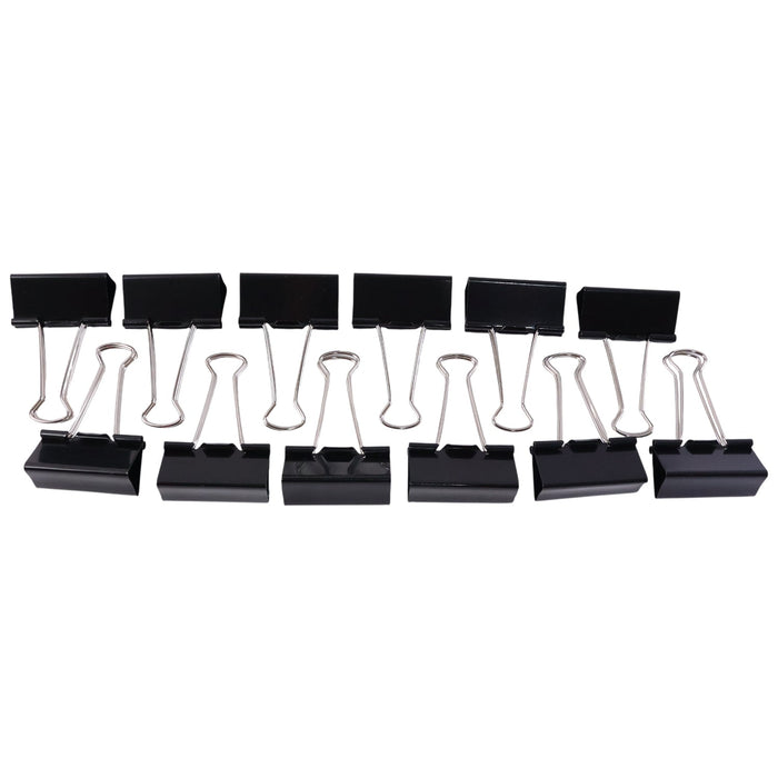 51 mm Large Binder Clips (12 Pc Set) by Your Brand