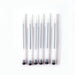 Transparent Smooth Writing Black Gel Pens Set of 6 Pieces by Your Brand