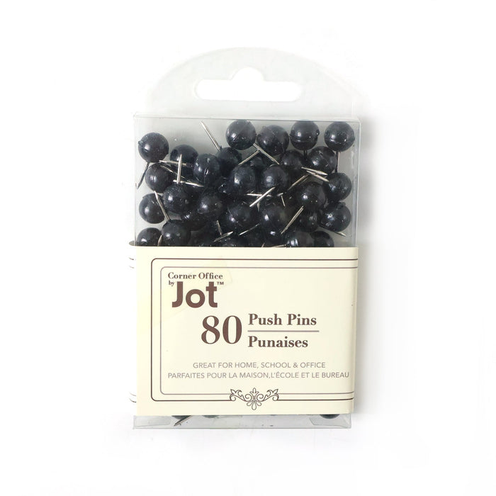 Round Head Push Pins (80 Pc Set) by Your Brand