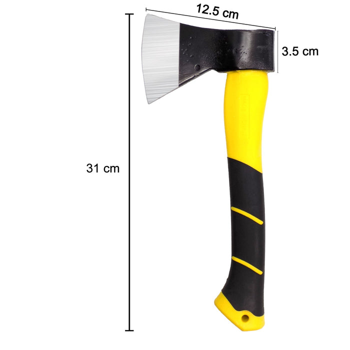 '-600g Hatchet Axe Fiberglass Body Rubberized Handle by Your Brand