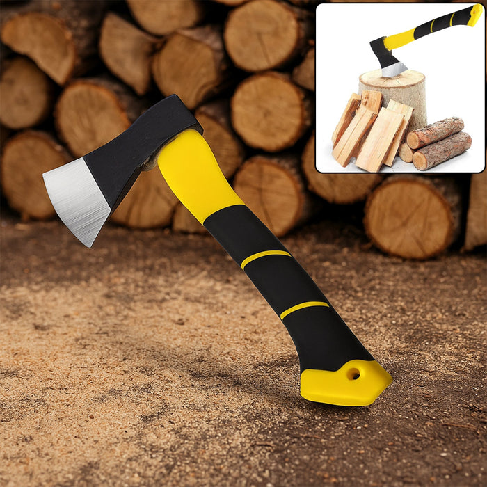 '-600g Hatchet Axe Fiberglass Body Rubberized Handle by Your Brand