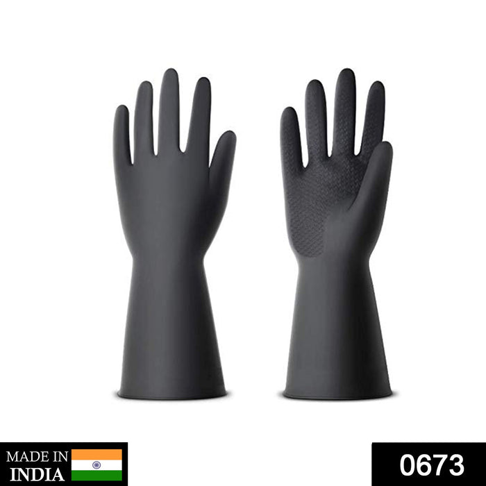 Multipurpose Natural Gum Rubber Reusable Cleaning Gloves by Your Brand