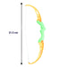 Plastic Archery Bow Arrow Toy Set with single knife and 3pc Arrow and Target Board by Your Brand