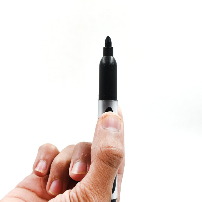 10 Pc Permanent Black Marker by Your Brand