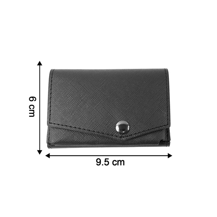 Premium Compact Multi-Card Wallet with Secure Snap Closure by Your Brand