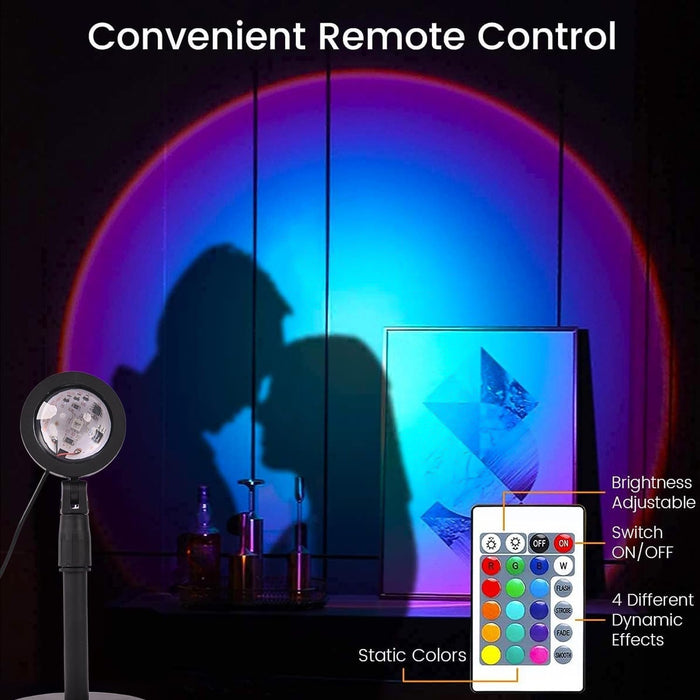 Multi Colors Sunset Lamp, Sunset Projection Lamp LED Night Lights by Your Brand