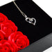 Rose Flower Gift Box, Handmade Eternal Rose I Love You Necklace, Valentine's Day by Your Brand