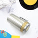 Leakproof thermos bottle with double-wall insulation for hot and cold drinks