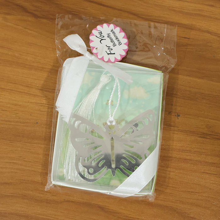 Elegant Butterfly Design Metal Bookmark (1 Pc) by Your Brand