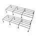 Metal Rectangle Flower plant stand for balcony (60×20 Cm / 2 Pc Set) by Your Brand