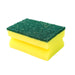 Scrub Sponge 2 in 1 PAD for Kitchen, Sink, Bathroom Cleaning Scrubber (3 Pc) by Your Brand