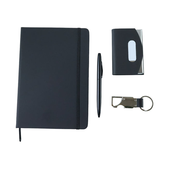 Premium 4 In 1 Travel Essentials Combo Executive Gift Set by Your Brand
