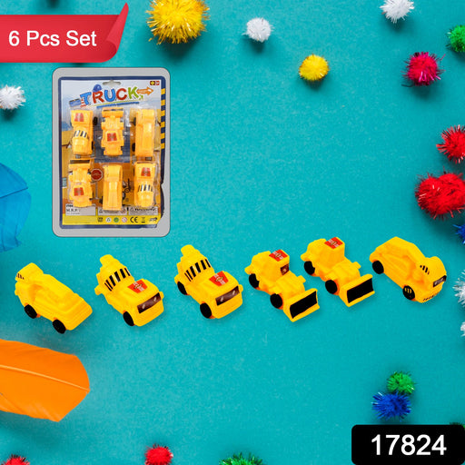 Engineering Construction Vehicle Toy Set for Kids (6 Pcs Set) by Your Brand