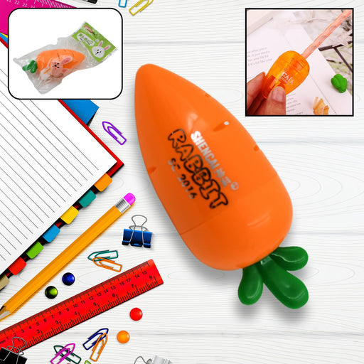Student Pencil Sharpener Cartoon Carrot Design Suitable for Kids Stationery 1 Pc by Your Brand