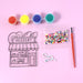 Kids Paint Coloring & Craft Activity Set with Beads (Mix Design, 1 Set) by Your Brand