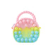 Rainbow Round Silicone Pop It Coin Purse (1 Pc) by Your Brand