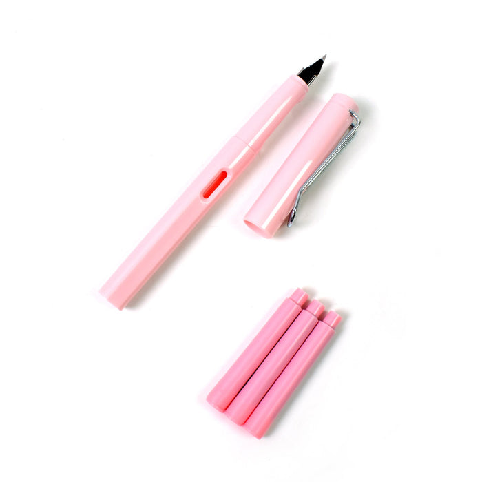 Fountain Blue Pen With 3 Refills (1 Set) by Your Brand