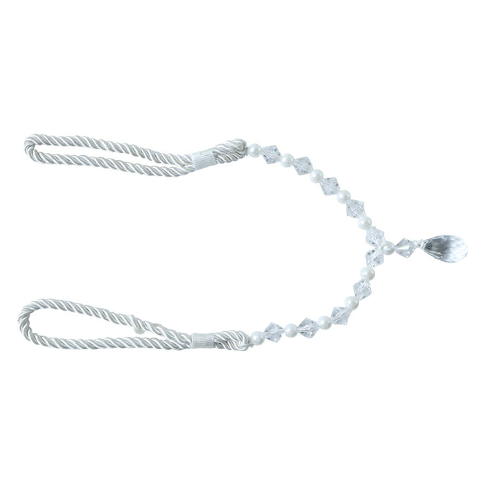 Stylish window curtain tieback