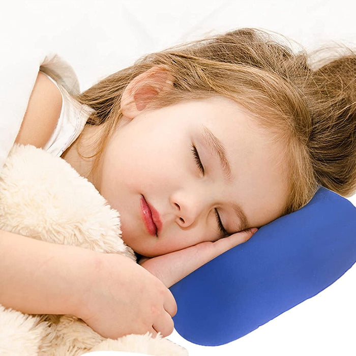 Microbead Roll Neck Pillow – Soft Cushion Bone-Type Travel Neck Support by Your Brand