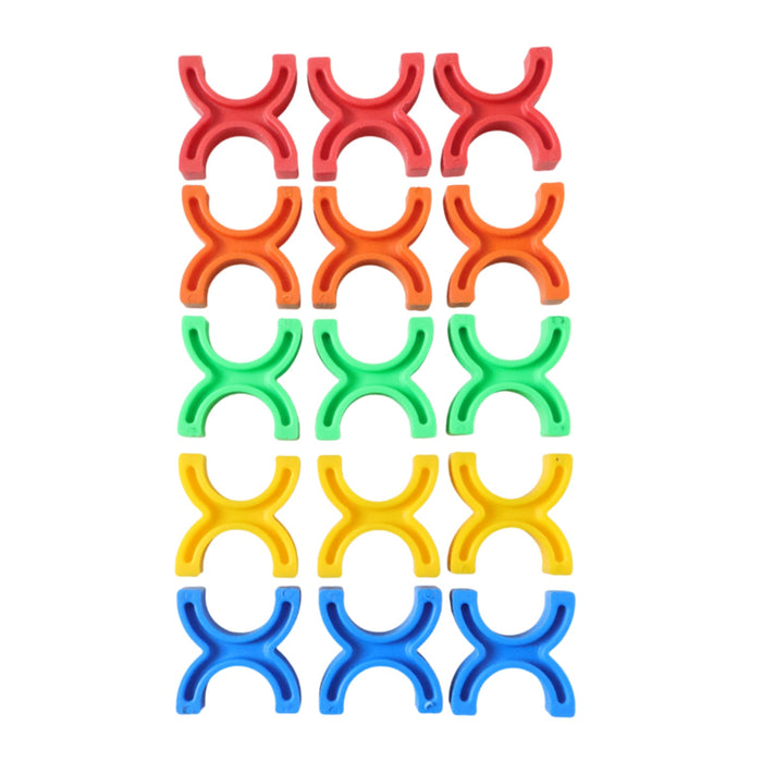 Balanced Block Colorful Interlocking Stacking Toy (1 Set) by Your Brand