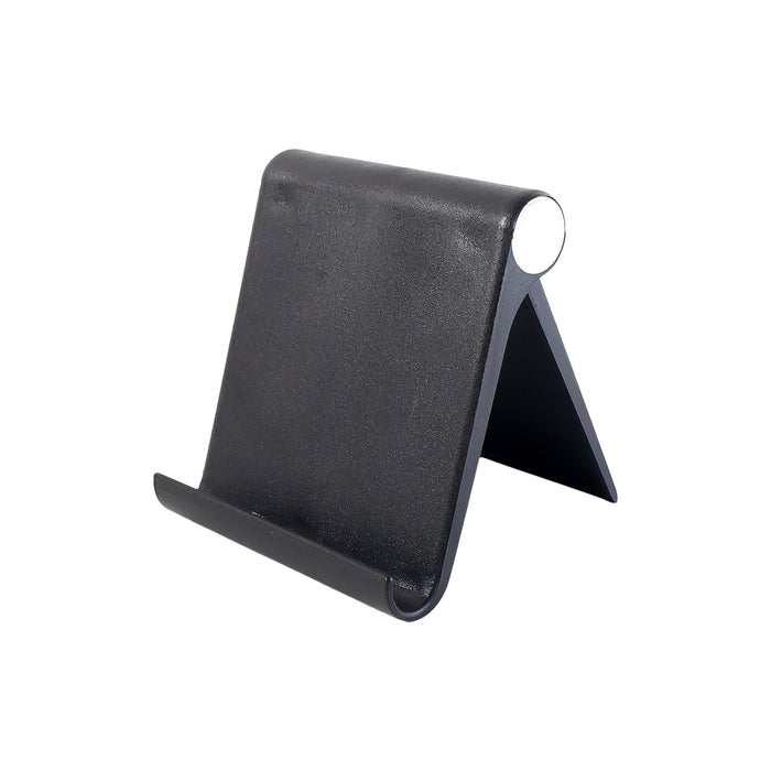 Plastic Foldable Desktop Mobile Stand (1 Pc / Black) by Your Brand
