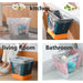 foldable trash can container