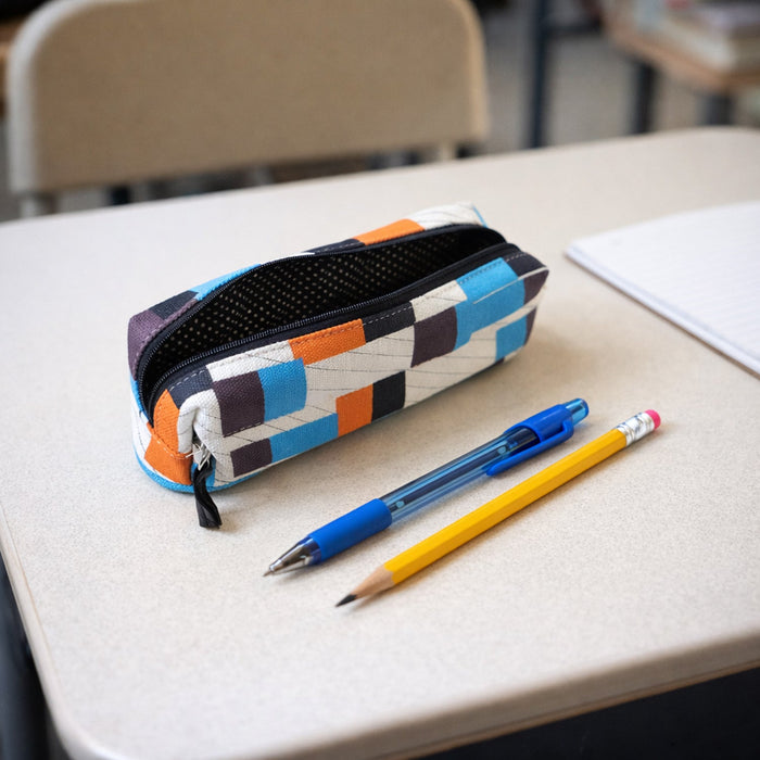 Multipurpose Printed Zipper Pencil Pouch Organizer for Students (1 Pc) by Your Brand