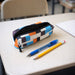 Multipurpose Printed Zipper Pencil Pouch Organizer for Students (1 Pc) by Your Brand