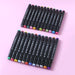 24 Pc Dual Tip Sketch Marker Pen Set With Storage Pouch by Your Brand