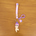 Cute Doll & Cupcake Keychain with Rainbow Strap (1 Pc) by Your Brand