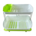 stainless steel dish rack with drain tray design