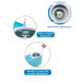 Spin Mop with Bigger Wheels and Plastic Auto Fold Handle for 360 Degree Cleaning by Your Brand