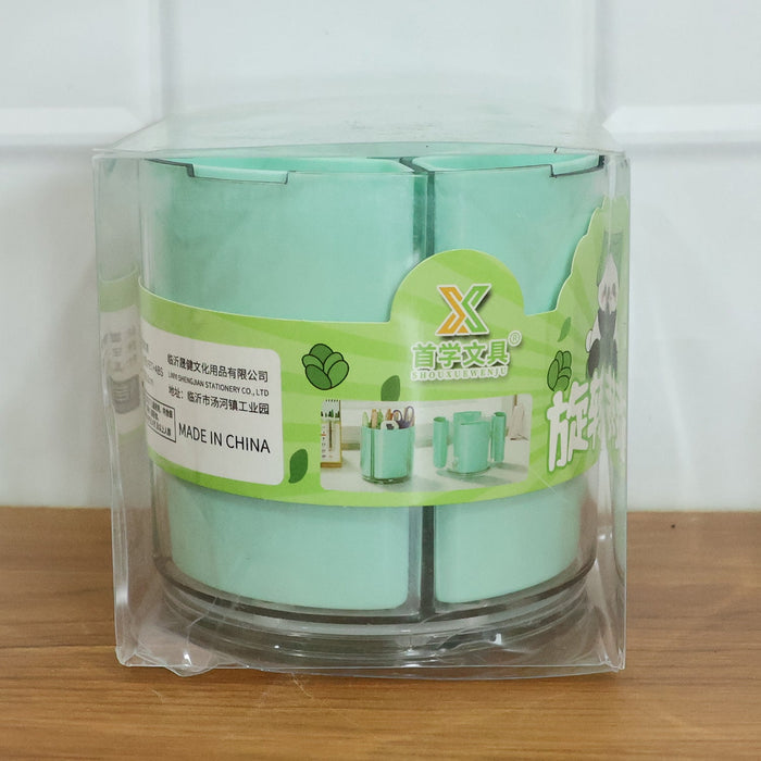 Multipurpose 5 Compartment Rotating Pen Holder (1 Pc) by Your Brand
