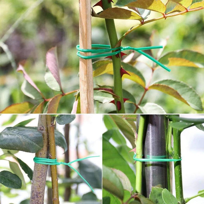 Reusable Green Twist Tie Roll (50 Meter Length) by Your Brand